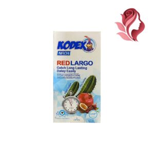 کاندوم کدکس مدل Red Largo بسته 12 عددی